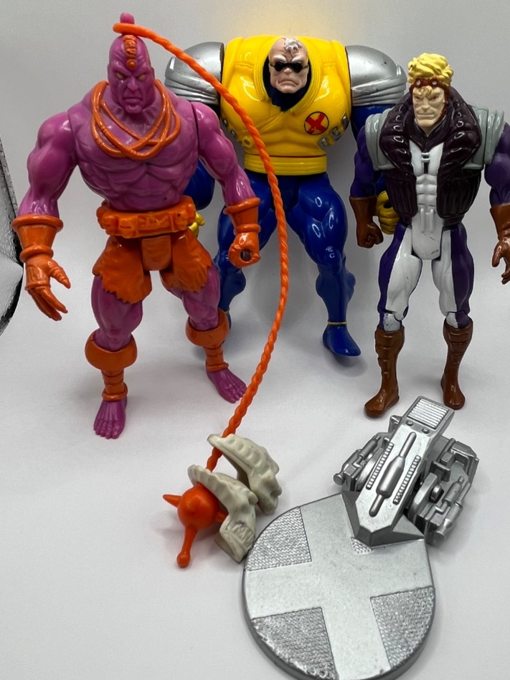 3 Vintage 1993 The Uncanny X-Men X-Force: Strong Guy with Power Punch Action, K